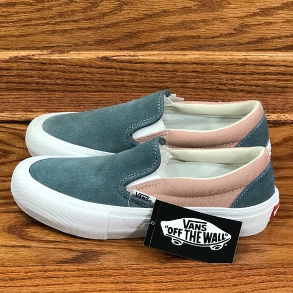 Vans Slip On PRO Goblin Blue Mahogany Rose Shoes - Picture 1 of 7